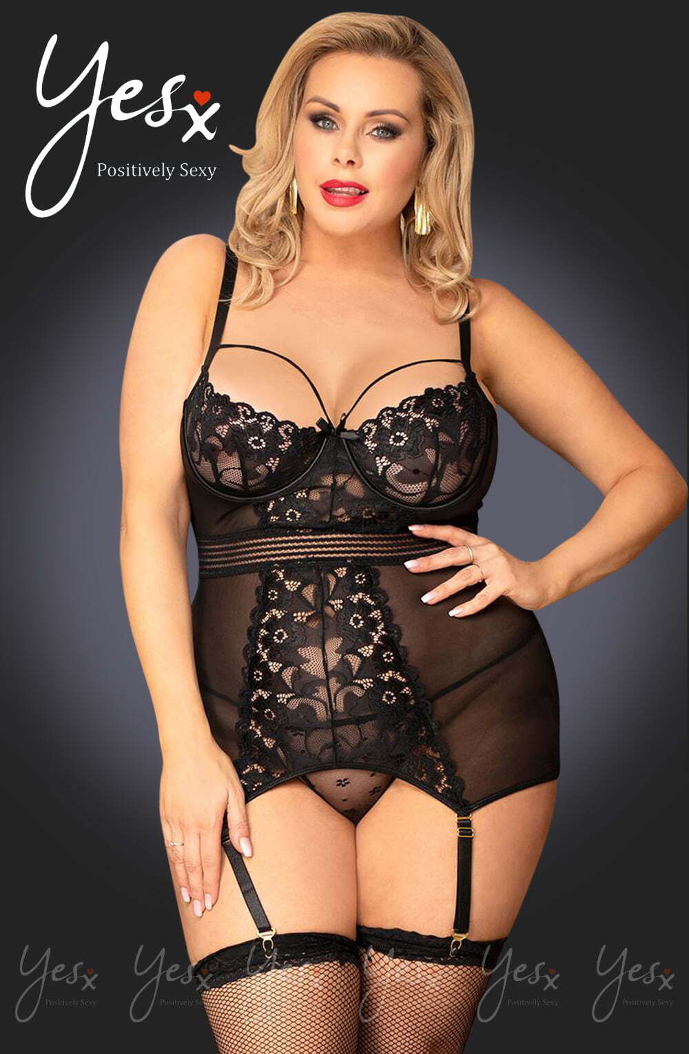 YesX Black Chemise