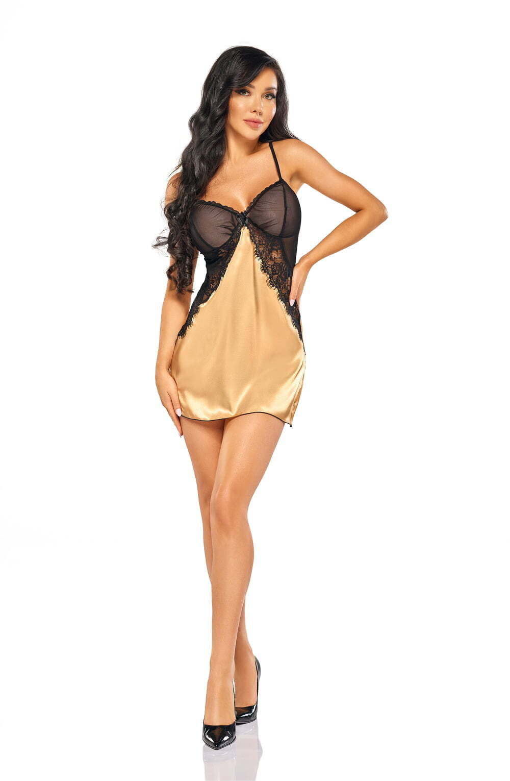 Beauty Night Marinela Chemise Gold